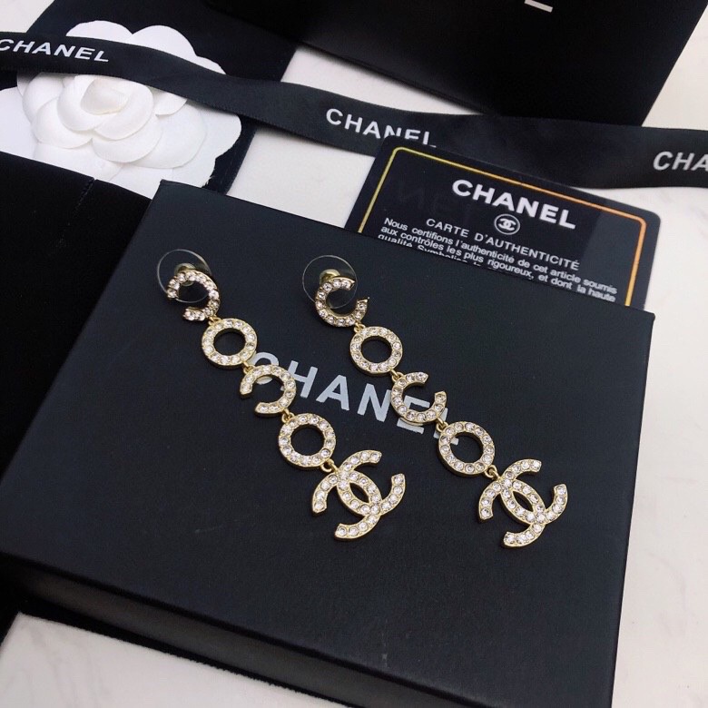 Ch*el earrings